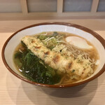 そばの神田 東一屋 - アサソバビンボー！　
      朝そば＋ちくわ天！