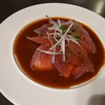 一徹 - ・マグロからし正油漬