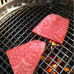 京橋 松蘭 - お通しの炙り焼き。お通し枠組みを遥かに凌駕したクオリティ！！