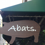 Abats. - 看板は豚がモチーフですからやはり豚肉が看板なんですね