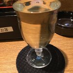 名門酒蔵 - ドリンクは日本酒「勲碧  特別純米無濾過生原酒」を選択。