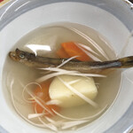 カネダイ大野商店 - ししゃも汁