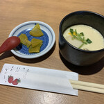 寿司ダイニング甚伍朗 - 定食には茶碗蒸しがつく