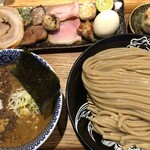 中華蕎麦 とみ田 - つけめん＋特選全部のせトッピング＋心の味焼売