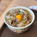 すき家 - 料理写真:牛丼特盛＆たまご☆
