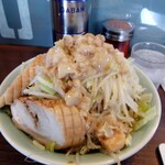 かじろうramen7 - ラーメン小、野菜まし、あぶら増し増し