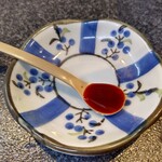 らうめん　さぶ郎 - 大辛オーダーで提供されるソース、少ないけどかなり味変わります。