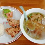 中屋 - 「ラーメン定食」750円＋税