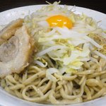 ラーメン二郎 - 2012/04/09 　　大ラーメン　汁なし　ニンニク