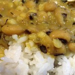 esunikkudainingusupaisukarucha- - 黒目豆のダルスープとライス