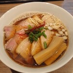 実垂穂 - 醤油(チャーシュー増し) 麺大盛り