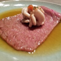 USHIGORO S. NISHIAZABU - 炙り白子のザブトンの焼きしゃぶ