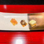 鉄板焼グリル - カナッペ！！3つとも美味