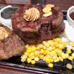 いきなりステーキ - ヒレ350g+ハンバーグ150g