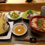 わたり あら浜 - ◆ほっき飯 天ぷらセット