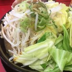 豚骨醤油ラーメン 王道家 - 野菜ラーメン750円(2019.12.22)