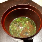 炭火割烹 白坂 - 赤だし