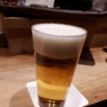 炭火割烹 白坂 - 生ビール