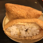 おべんとうのヒライ - いなりの具材を見せよう
これは国産米です
