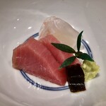 銀座 しのはら - 鮪と平目のお造り