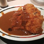 アルプス - BIGチキンカツカレー、ライス特盛り