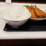 道の食堂 やはた亭 - ご飯は大盛りです(無料です)