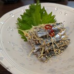 旬魚菜 しら川 - シコイワシの酢漬け