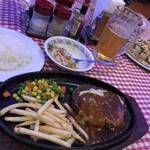 シーサイドドライブイン - ハンバーグステーキチーズのせ