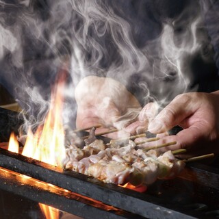 每天精心准备、烤制的正宗烤鸡肉串！