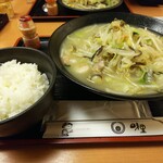 味里 - 「長崎ちゃんぽん　普通盛」＋サービスご飯