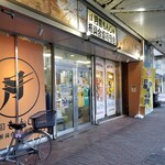 月島もんじゃ振興会協同組合 - 側方外観。