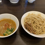 らーめんONE - 海老つけ麺 中盛 880円 ^ ^ 今年もよろしくお願いします^_^