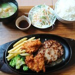 Faiya Ba Gu - 札幌ザンギ、ハンバーグセット