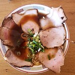元車庫前○宮 - チャーシュー麺①
