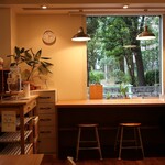 Cafe michikusa - 窓から見える公園の緑がきれい！