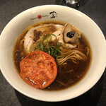 Japanese Soba Noodles 蔦 - 「醤油Soba」1300円＋「ローストトマト」300円