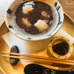 カフェ箱庭 - おしるこ