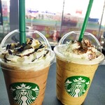 スターバックス・コーヒー - チョコレートミルクティー&アーモンドプラリネフラペ♡