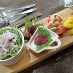 トリワイン ＰＩＫＯＳＨＨＨＵ - 前菜５種盛