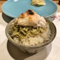 うを徳 - 丼（松葉蟹 蟹味噌和え + 白子）