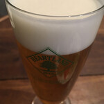 Trattoria gatakigi - ランチビール400円