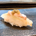 松寿司 - 追加のかわはぎ