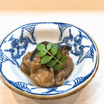 松寿司 - 付きだしのバイ貝