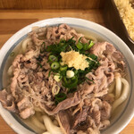 自家製さぬきうどんと肉 甚三 大門店 - 牛肉うどん(温) ¥620