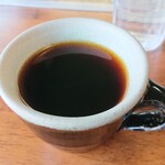 きらく - ランチにサービスのコーヒー