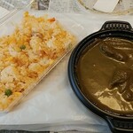 インドカレー シャンティ - フライライスとサグチキン