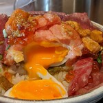 吉祥寺 肉ドレス海鮮丼 - 