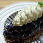 創作菓子 ロッシェ - ブルーベリータルト・・・ブルーベリーがたくさんのってます