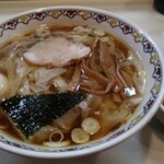 春木屋 - ワンタン麺+味付玉子