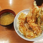 天丼てんや - ◆天丼、お味噌汁◆♪